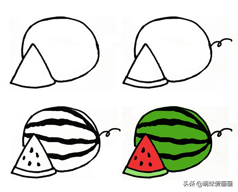 水果及水果种子简笔画,画水果简笔画大全大图