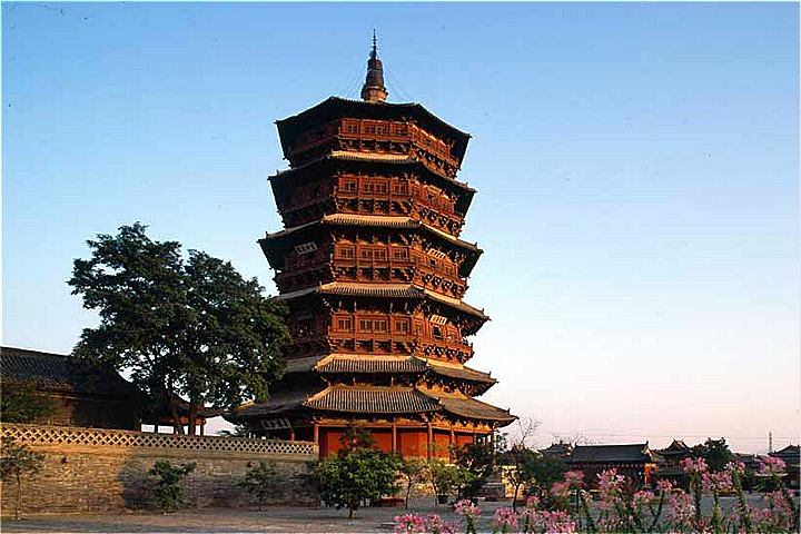 山西朔州一县，人文荟萃，木塔世界奇塔，国家园林县城，北方瓷都