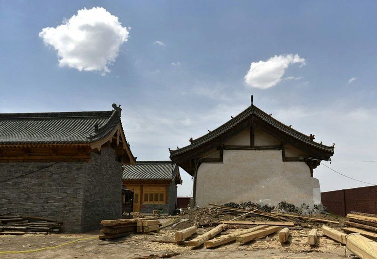 乡村古寺庙,五一家乡山顶寺庙一游