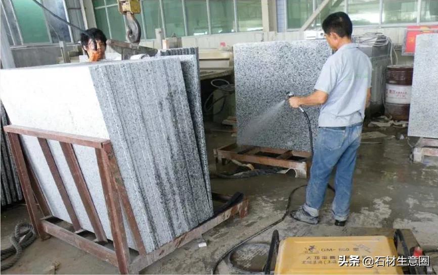 石材防护做法现场,石材地面防护工艺流程