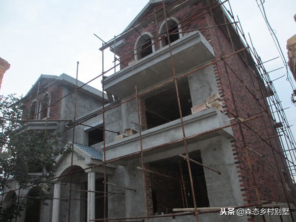 北方农村建房全过程，三层占地150平米，花了50万