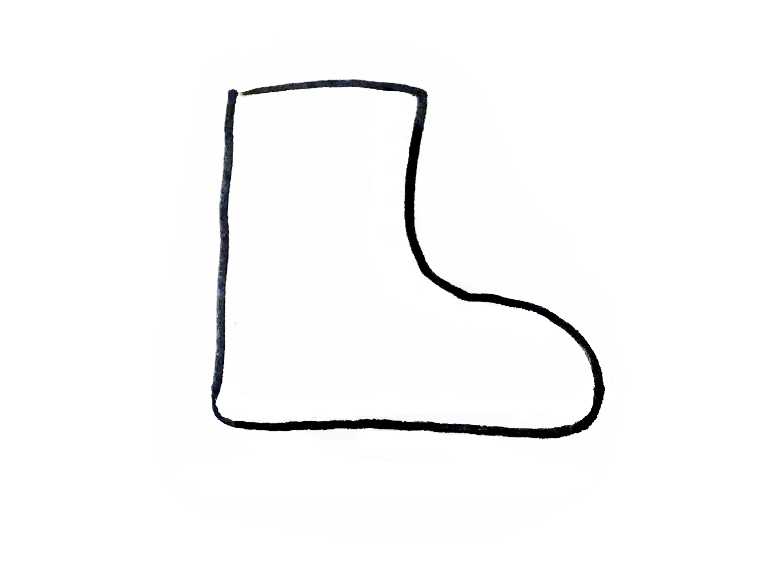 儿童鞋简笔画图片大全,各种各样的鞋简笔画