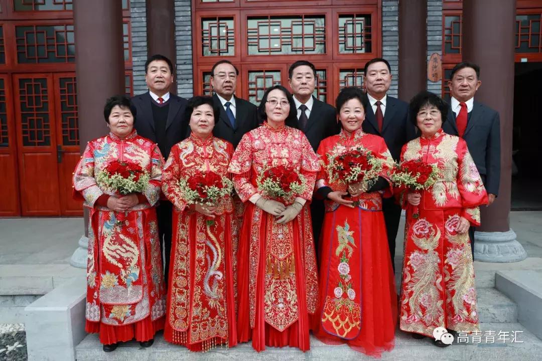 淄博高青婚礼红旗车队,高青国井南苑婚礼