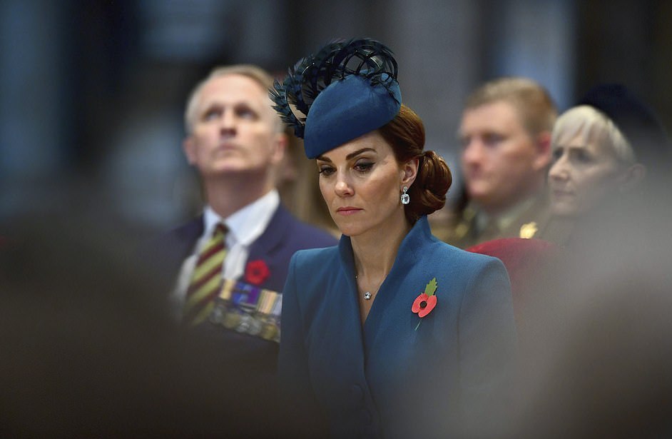 凯特梅根同穿绿色大衣,梅根凯特同框视频穿搭