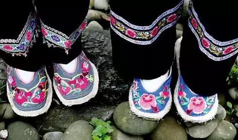 中国风纯手工绣花鞋,传统绣花鞋手工