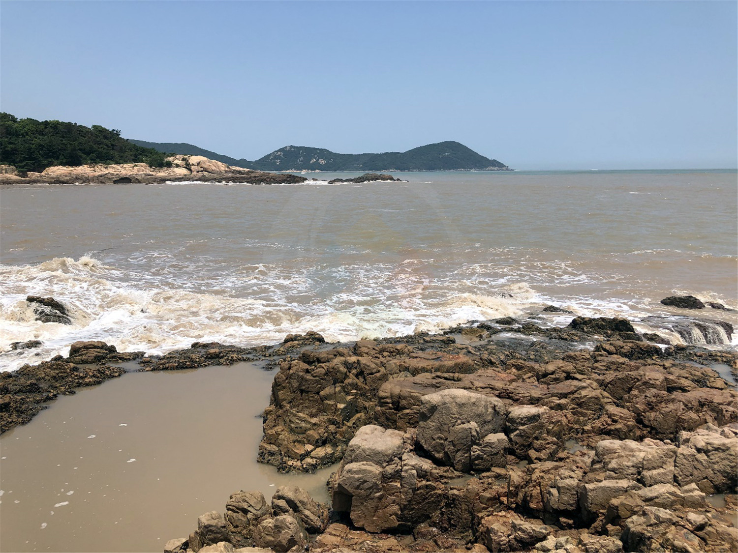 舟山群岛海滩游玩,想去海滩就去洞头