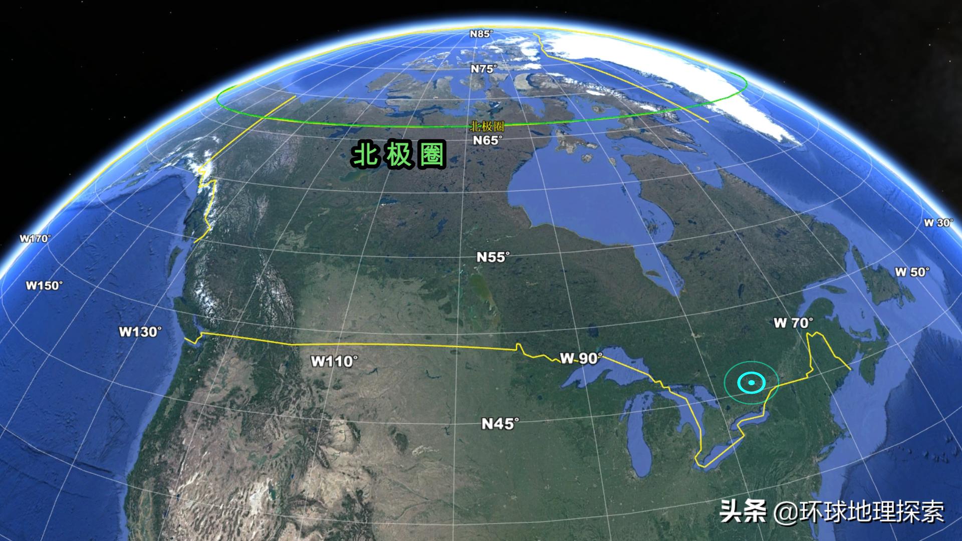 印度和加拿大英联邦国家,加拿大国家分布图