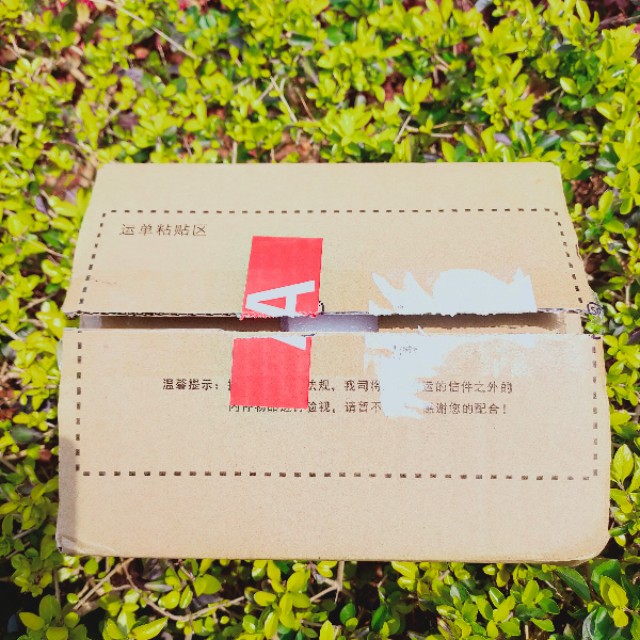 今天来户外美食风景，开箱一个快递*级A**别的快递，看看是什么