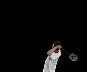 羽毛球手腕发力技巧正手高远球,羽毛球后场高远球挥拍发力细节