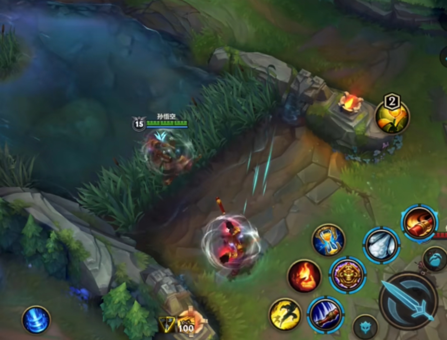 lol手游孙悟空伤害低,lol手游上单孙悟空教学打法