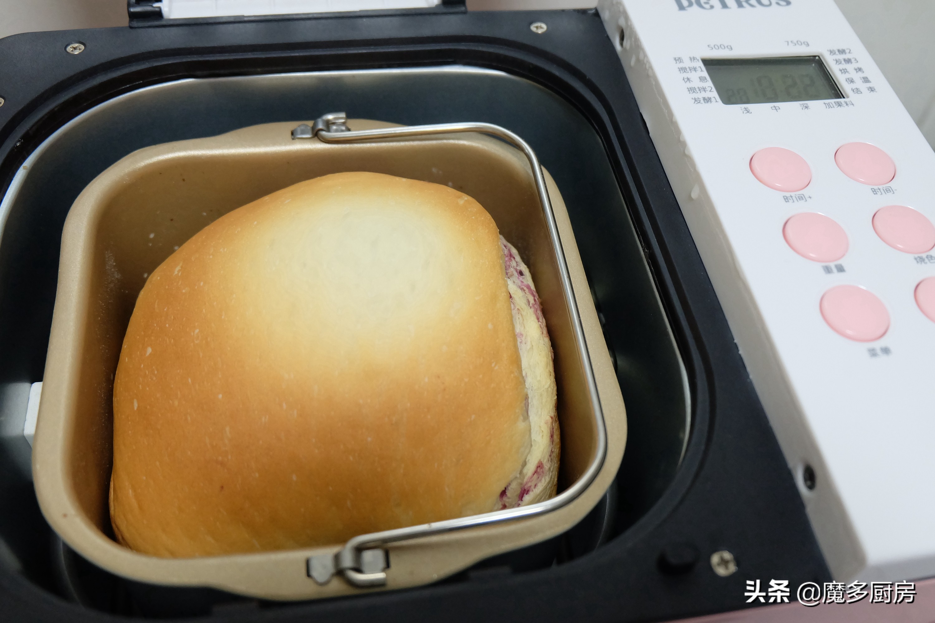 美的面包机低糖面包口味,低糖面包做法面包机