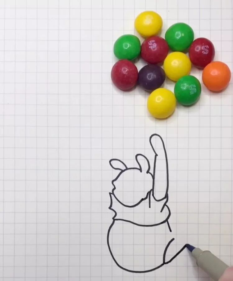 【一学就会】教你画，可爱的小熊维尼~