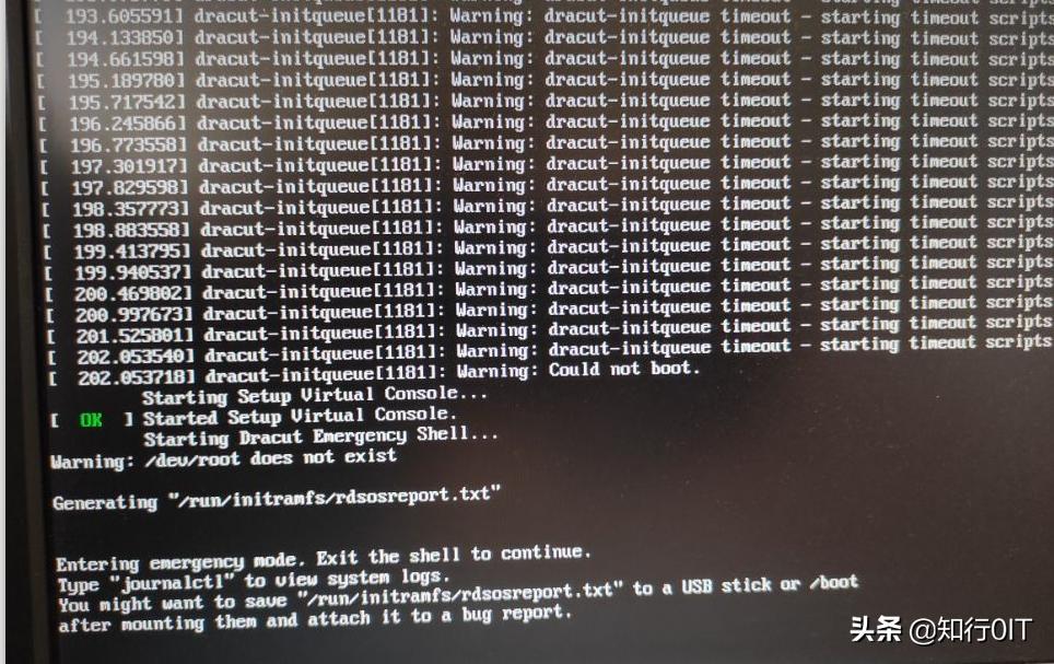 centos7开机出现dracut的解决办法,安装centos8.2