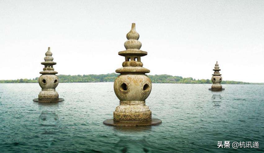 杭州西湖三潭印月英文介绍,杭州西湖三潭印月标志