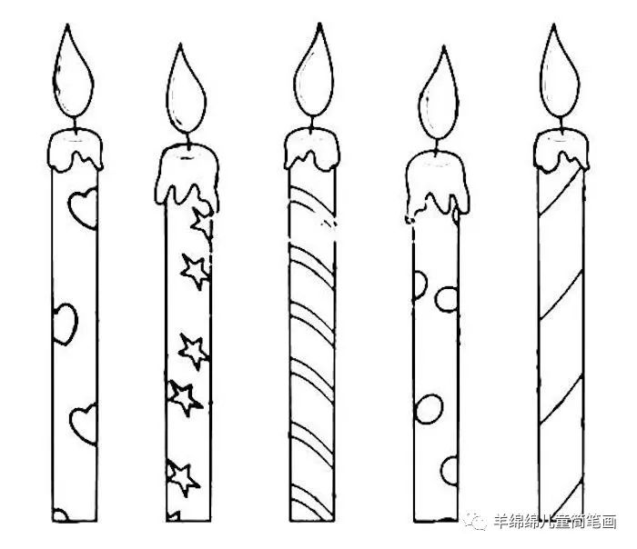 生日贺卡手绘简单可爱,生日贺卡手绘创意简单有色彩