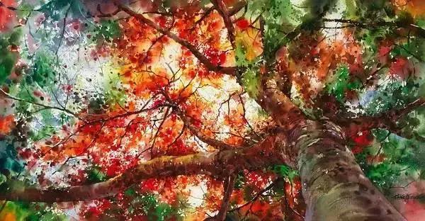 水彩大神之作,国外大师水彩值得一看