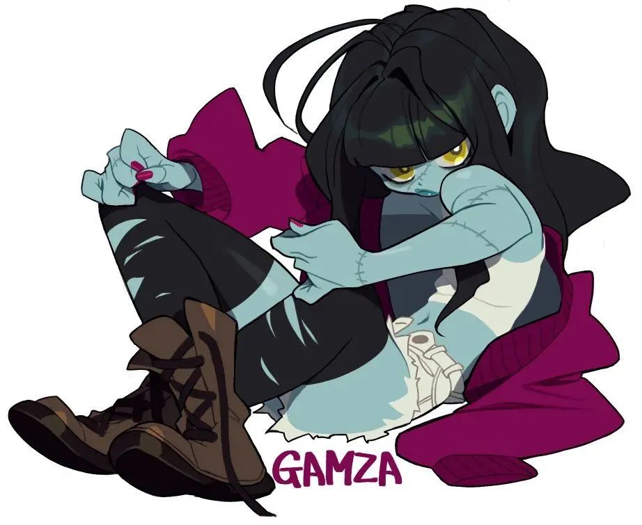 LEEMK,GAMZA/贯彻爱与真实的邪恶｜插画分享