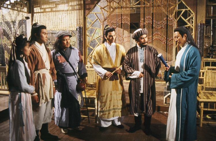 94版射雕英雄传黄蓉独斗七大高手,射雕94版黄蓉解开江南七怪死因