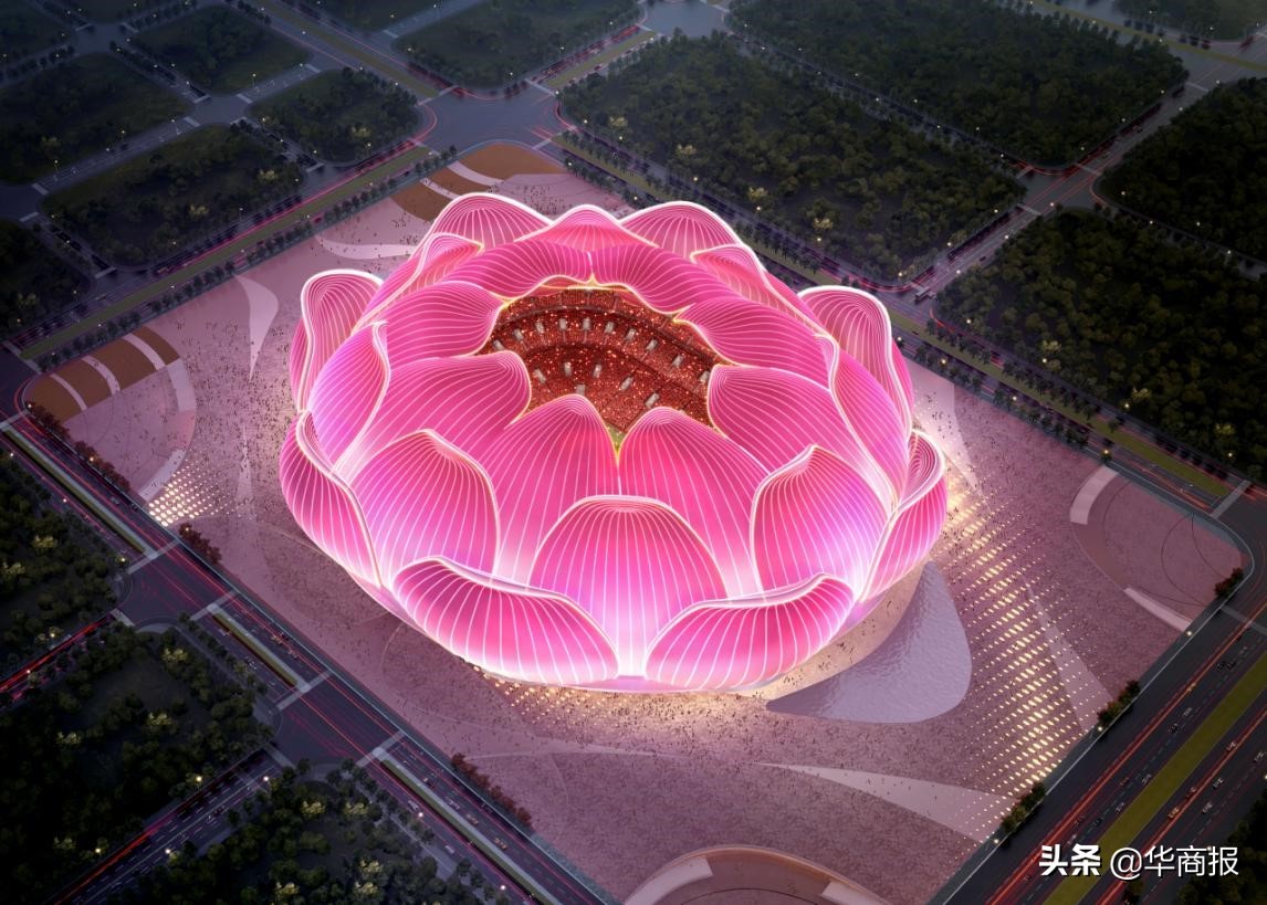 广州恒大俱乐部专业足球场效果图,恒大10万人新足球场效果图