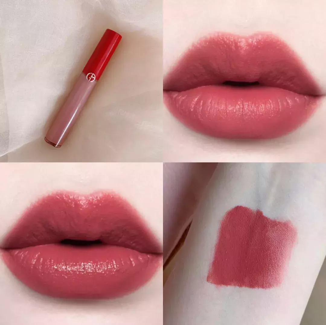 阿玛尼黄皮适合的口红唇釉,阿玛尼红管唇釉口红