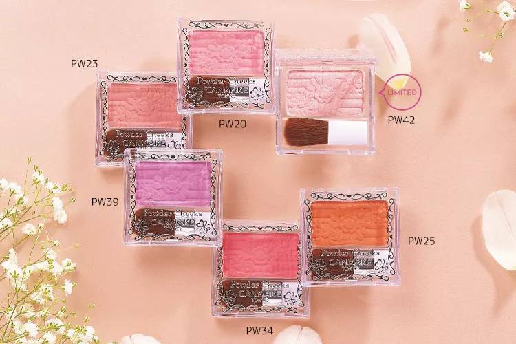 canmake腮红试色,日本canmake腮红新款试色