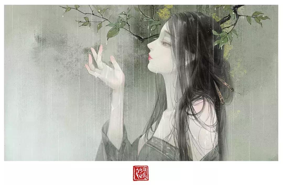 看完她笔下的古风美人,才知英雄难过美人关,一颦一笑让你醉倒