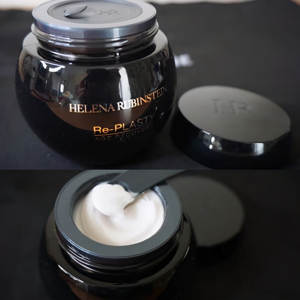 赫莲娜黑绷带vs阿玛尼黑曜石面霜,阿玛尼黑钥匙赫莲娜黑绷带小样