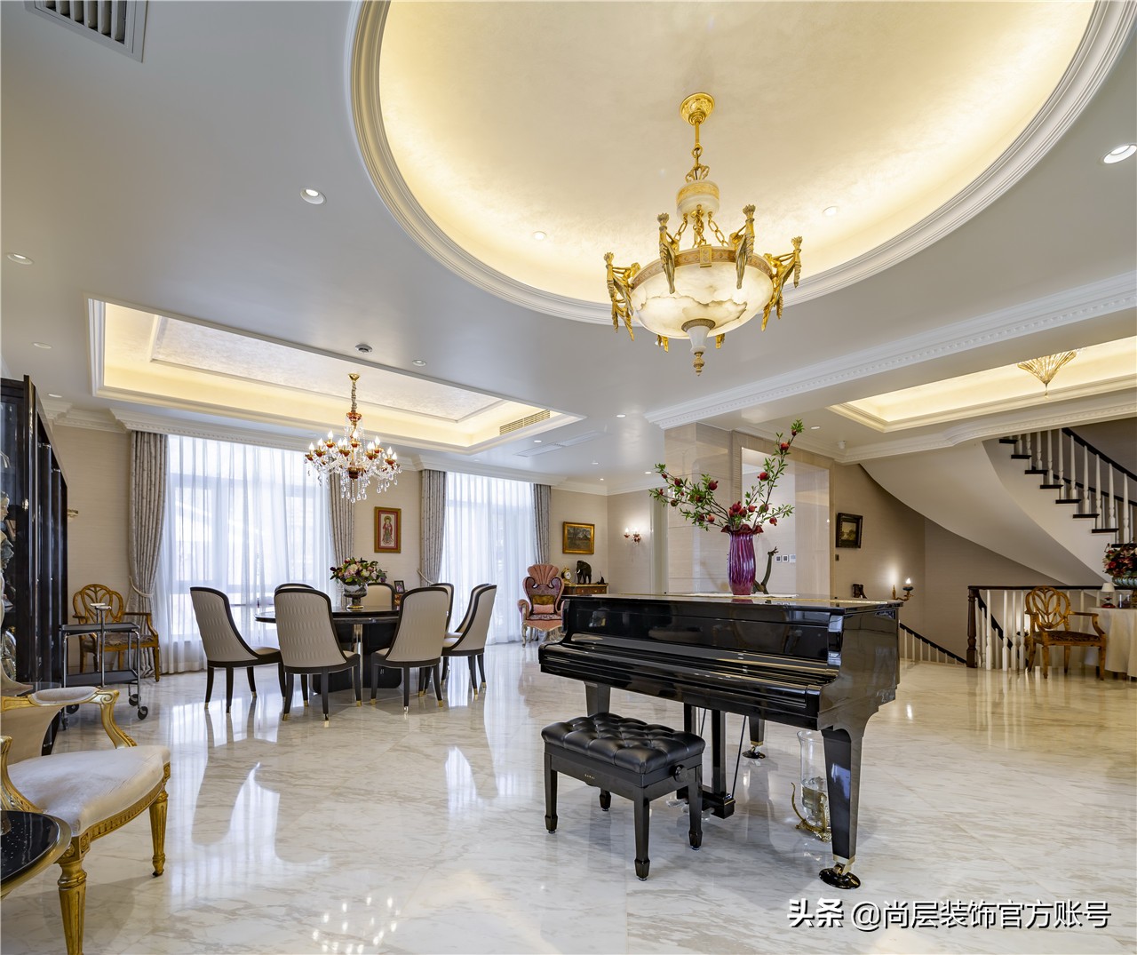 十大经典法式别墅装修,谁说装别墅不能省钱