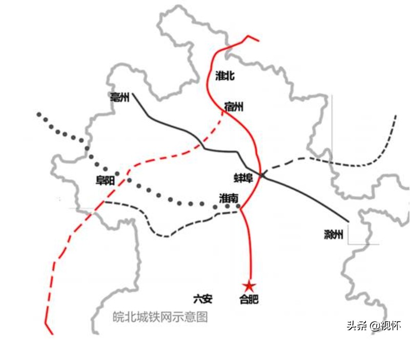 淮南和蚌埠城际铁路,淮南市未来高铁四个站
