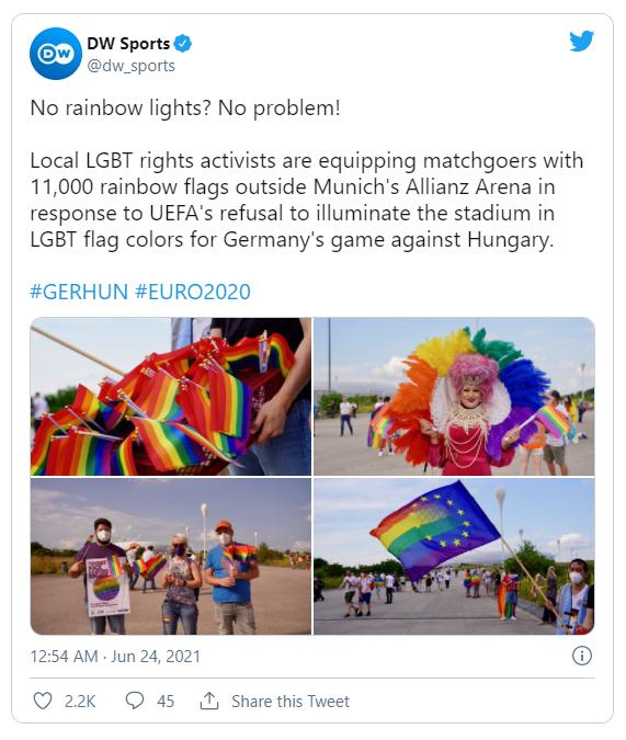 德国彩虹事件,德国灯泡事件