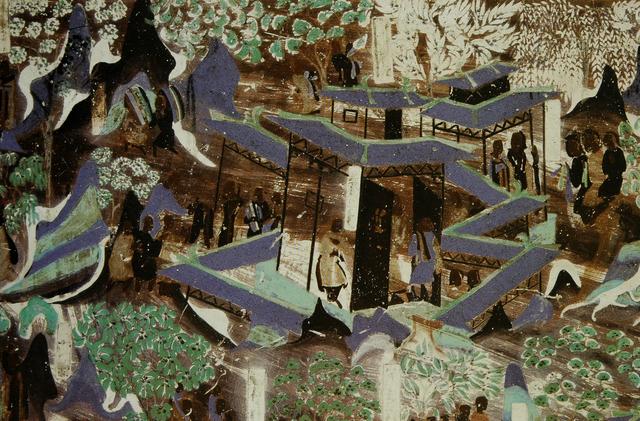 敦煌壁画320窟赏析,敦煌莫高窟420窟壁画