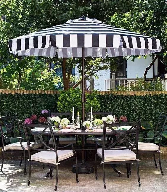 户外遮阳伞使用技巧图片,户外遮阳伞选择方式