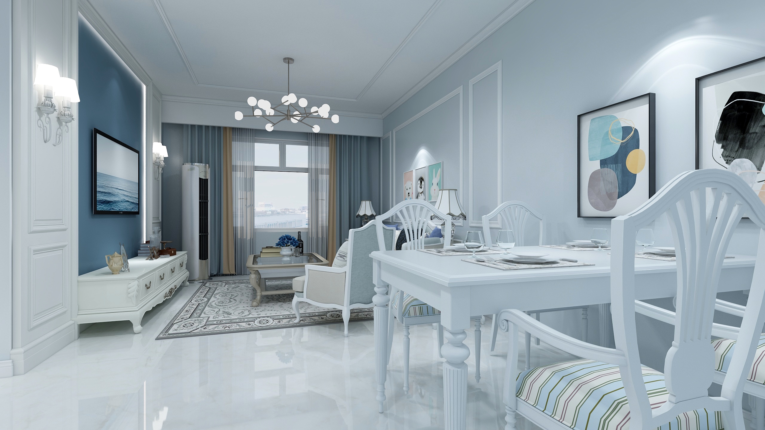 一丝浪漫的简欧风,你心中的简欧风