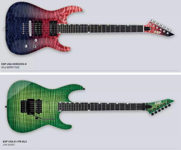 esp旗下电吉他排名,espusa美产电吉他