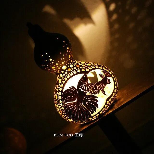 日本主妇用葫芦做灯,一个卖出1000高价:精致的手作真值钱