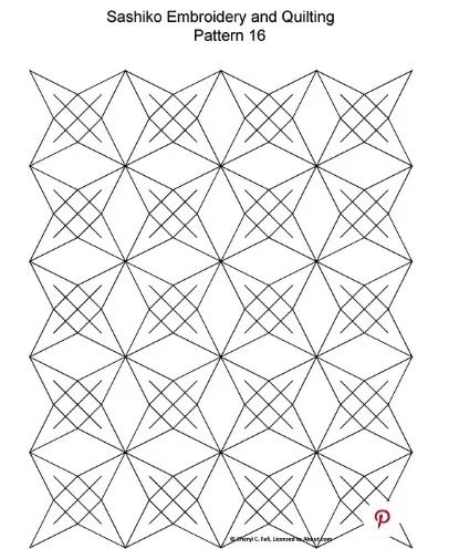 刺子绣基础教程,最简单的刺子绣教程