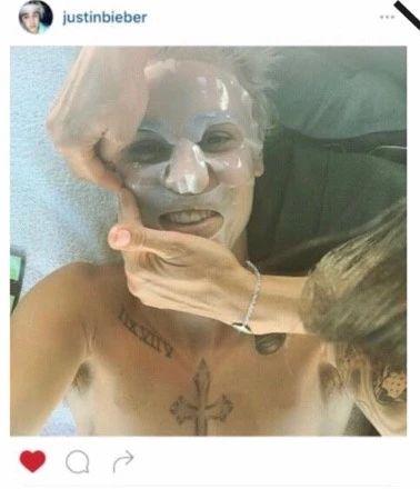 贾斯汀比伯面膜,贾斯汀同款面膜