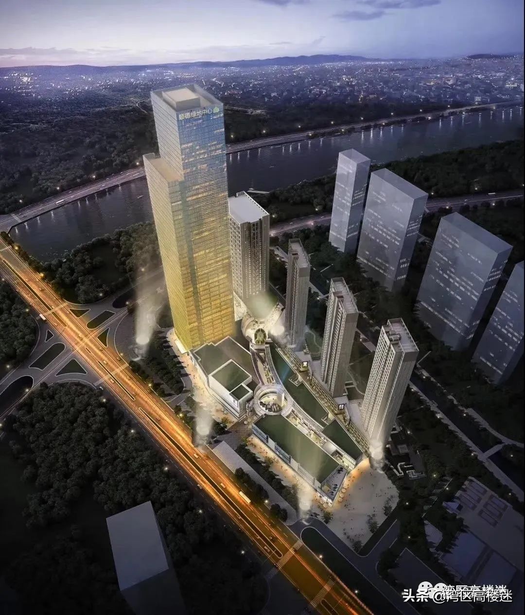 顺德绿地中心第一高楼,佛山顺德杏坛第一高楼