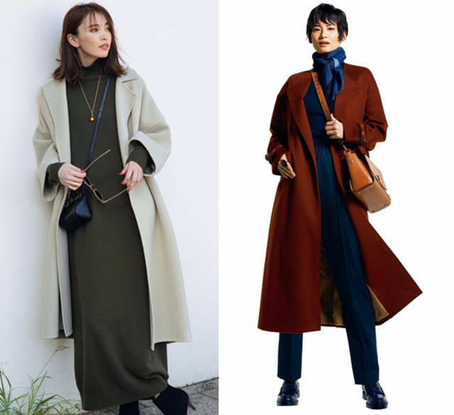 满大街长大衣搭配,长大衣如何穿搭
