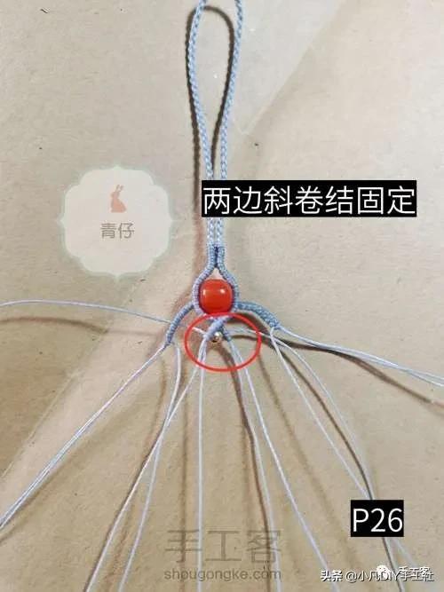 简单易学的手机链制作教程,手机链最新款教程