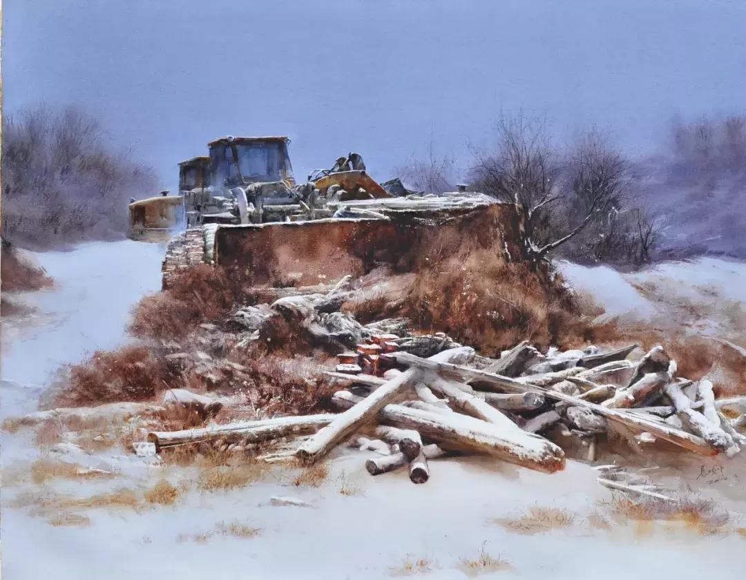 夏晓云水彩画图片,艺展中国油画作品欣赏