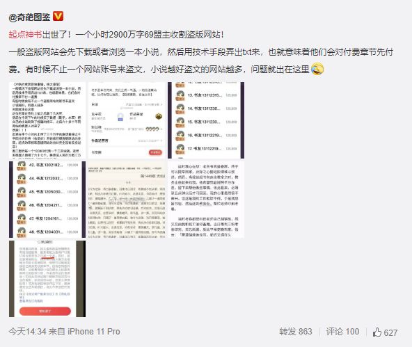 这位作者的“骚”操作厉害了，反薅盗版小说羊毛
