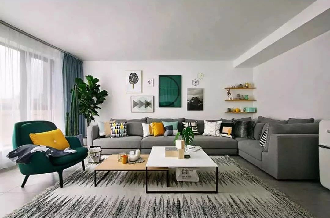 北欧简约风主卧婚房,小户型北欧风格婚房装修