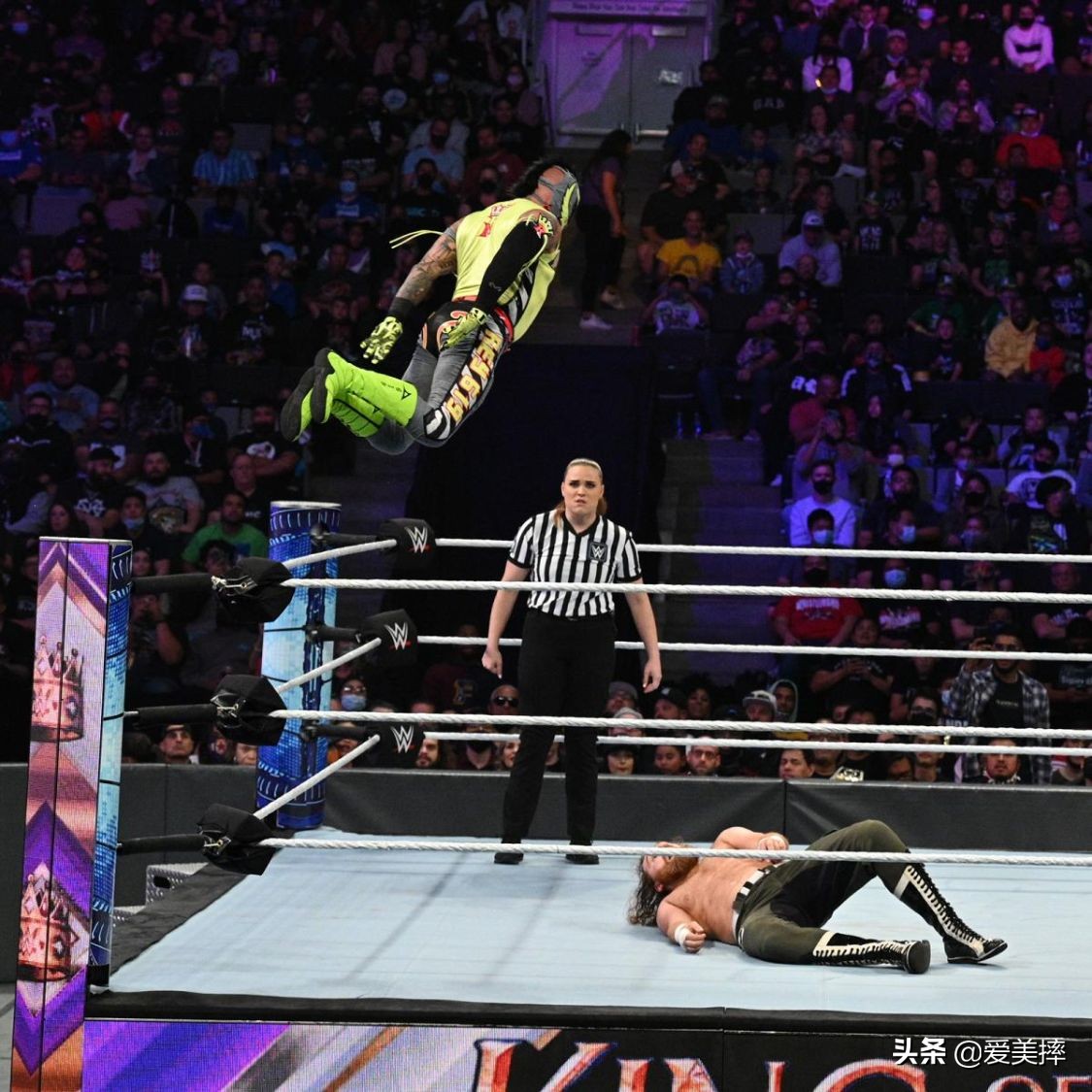 盘点wwe神秘人雷尔生涯名场面,雷尔破wwe纪录