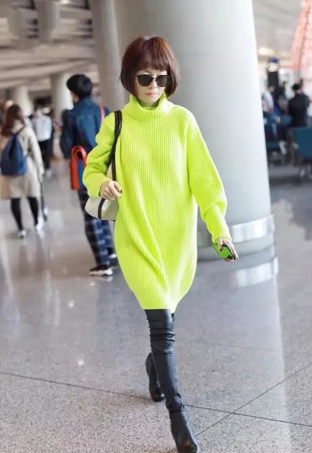 鲁豫这么瘦吃过米饭吗,鲁豫穿黄裙49岁瘦如闪电