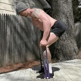 弹力绳瘦背锻炼方法图解,健身最全26种弹力绳训练方法