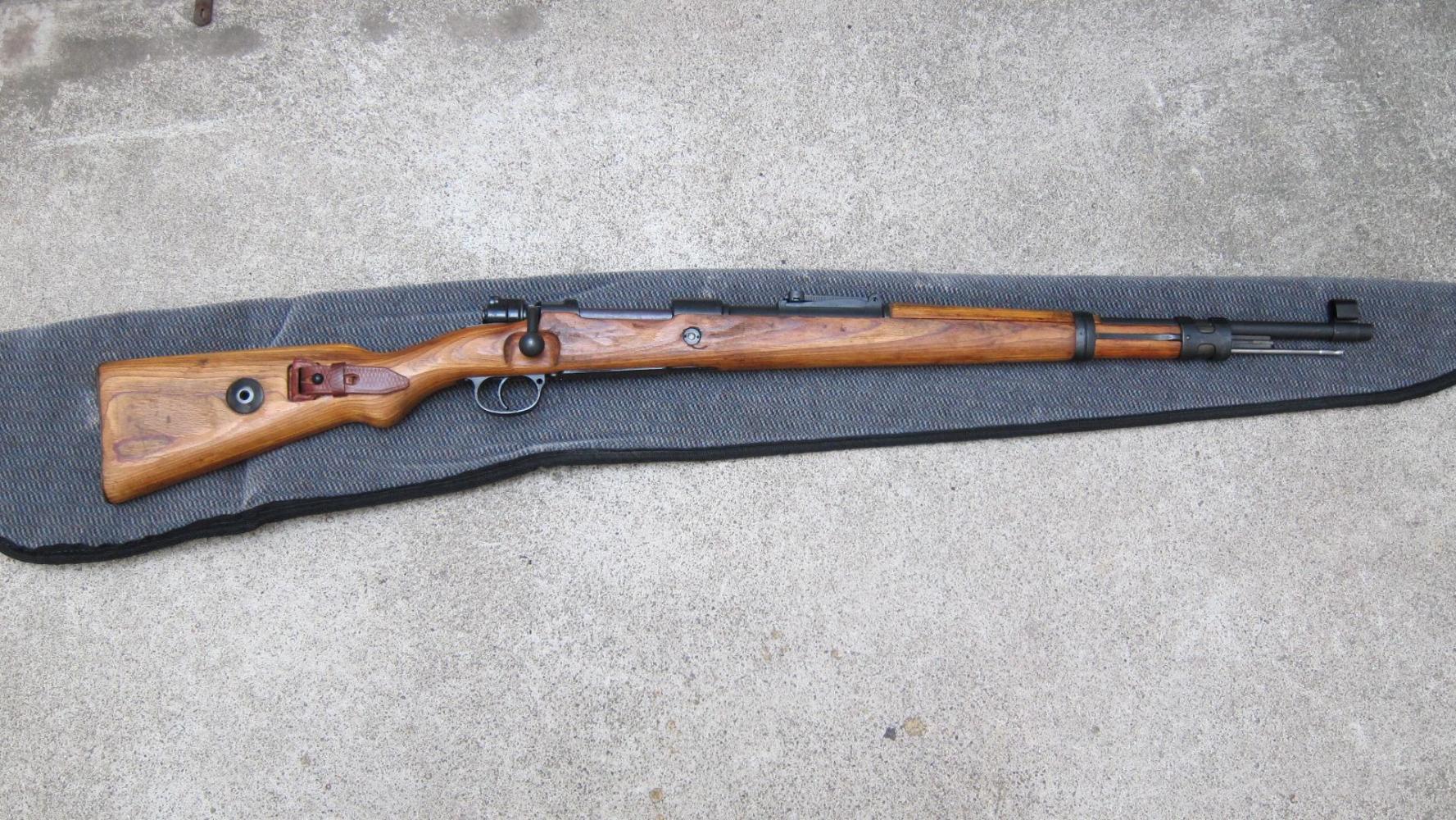 毛瑟98k步枪用的什么木头,德国毛瑟98k步枪加倍镜道具