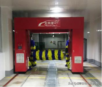 旋转式毛刷洗车机,毛刷式自动洗车机洗车视频