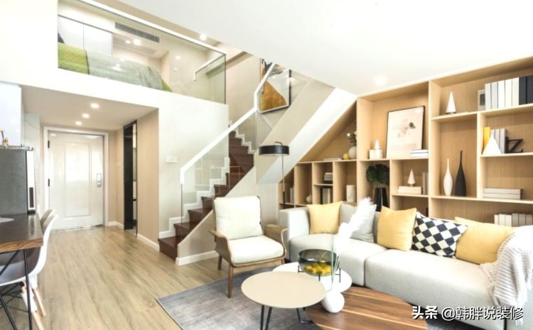 45米挑高式公寓小户型,45平复式公寓一厅2卫