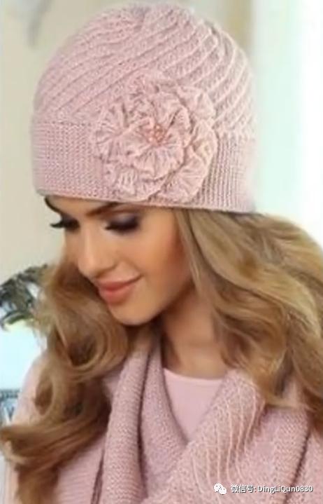 针织洋气气质帽子,针织帽子创意爆款